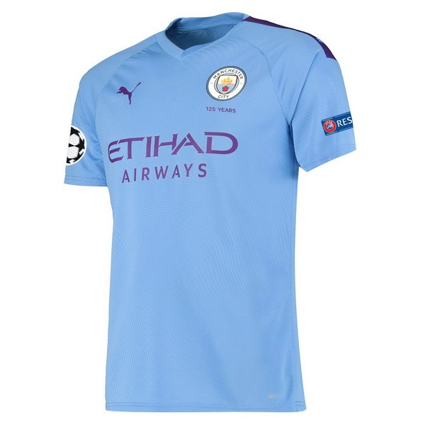 Tailandia Camiseta Manchester City 1ª 2019-2020 Azul